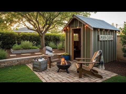 Small Shed? Turn It Into the Ultimate Man Cave Retreat