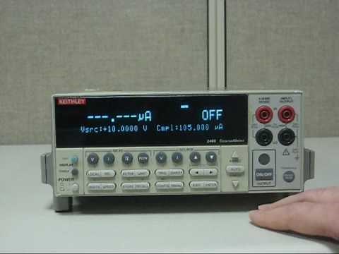 Keithley Instruments Model 2400 SourceMeter: How-To Source 10V with 10mA Compliance