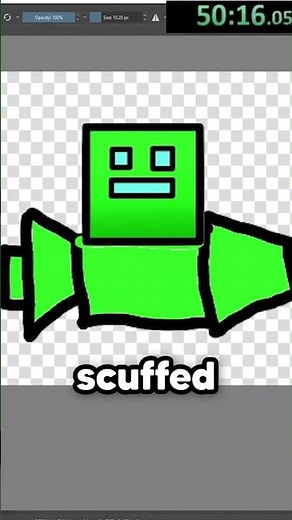 Making Geometry Dash in 1 hour #shorts