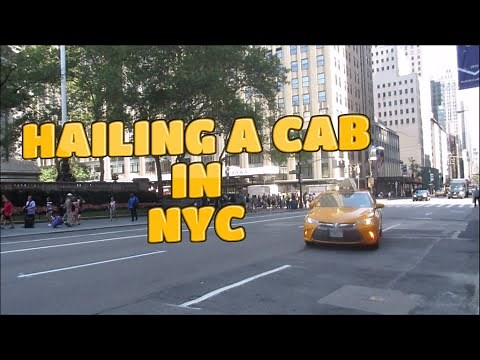 How To Hail A Taxi In New York City - HD