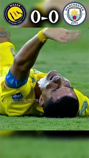 Injured Ronaldo VS Haaland | Al Nassr VS Manchester City Imaginary Final | #ronaldo vs #haaland