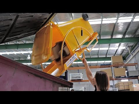 Liftmaster Niftylift bin lifter demonstration | Emptying wheelie bins with ease