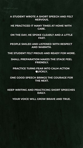 Speak Fast & Clear | English Story Practice | Episode 56