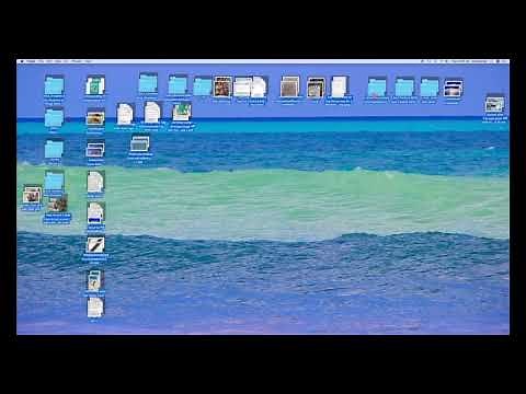 How to move thumbnails or file icons on your Mac desktop