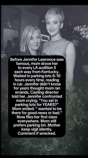 Jennifer Lawrence Didn't Know Her Mom Waited for Years