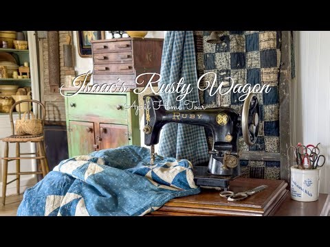 HOME TOUR ~ COUNTRY COTTAGE Primitive Farmhouse ~FLEA MARKET ANTIQUES VINTAGE DECOR ~Everyday Decor