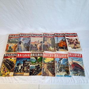 Vintage Railroad Magazine Issues 1930s–1950s – Train History Collectible - Pulp - 12 Issues to Choose From - Etsy