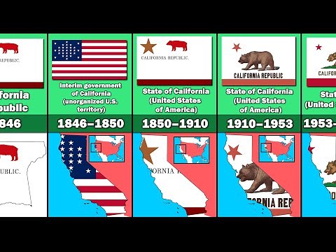 Evolution of California's Flag and Territory