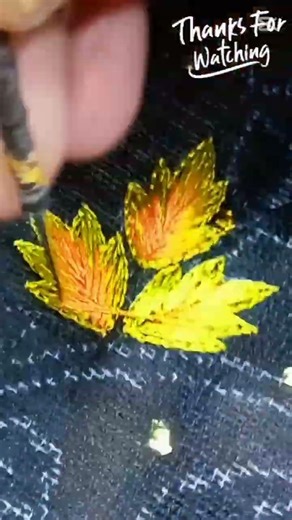 Zardozi Leaf Embroidery | Trending Hand Work Design for Dresses#shorts