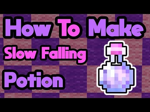 How to Make Potion of Slow Falling in Minecraft 1.20 (MCPE/Xbox/PS4/Switch/Windows10)