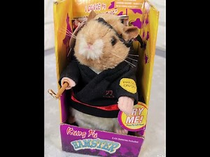 Retro Boxed Kung Fu Fighting Dancing Hamster Toy by Gemmy Ind Karate Nunchucks