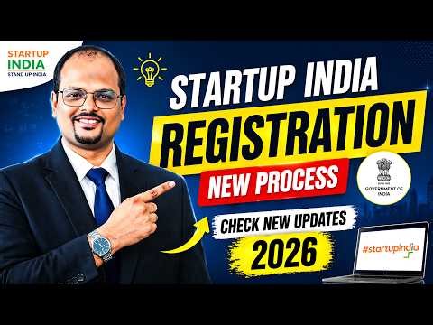 Startup India Registration Kaise Kare 2026 | Full Process + Benefits + Eligibility
