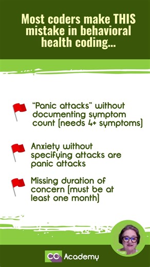 Most coders make THIS mistake in behavioral health coding