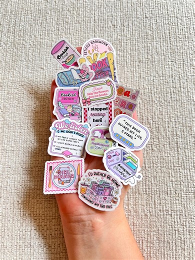 Funny Bookish Bookworm Mini Stickers Create Your Own Sticker Pack Tiny 1 Inch Stickers Book Lover Book Club Stickers Book Genre Book Trope - Etsy