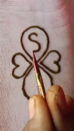 Easy henna tutorial 🌿 #mehndi #henna #mehndidesign #shortvideo #youtubeshort