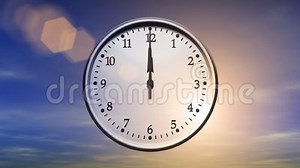 Clock Spinning 24 Hours (Loop) Stock Video - Video of loopready, back: 43673279