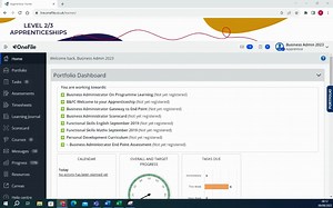 Complete tasks in OneFile