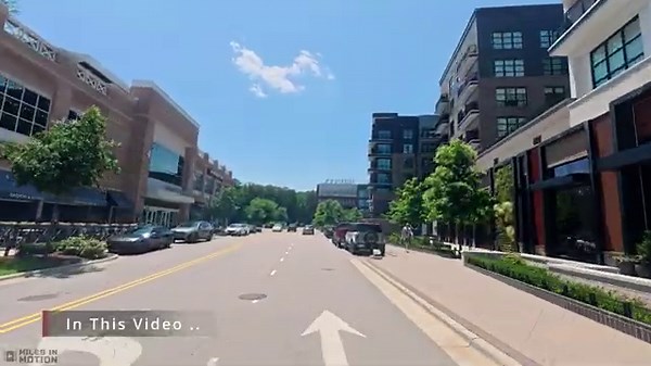 Cary - North Carolina - Downtown & Charming Neighborhoods - 4K Scenic Drive