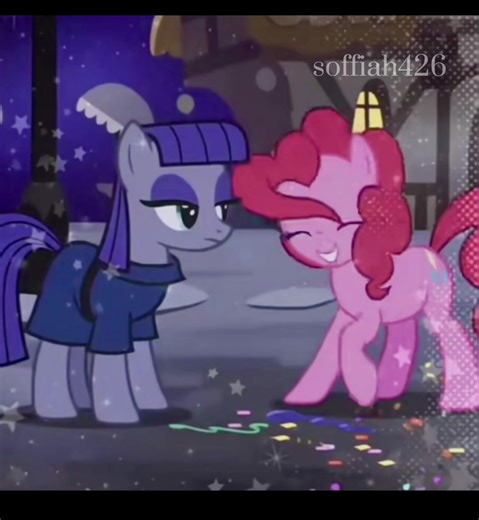pinkie and mod are such amazing sisters🩷🩶💜. #fyp #mylittlepony #followme