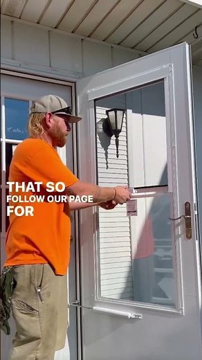Innovative storm door with retractable screen! #screen #innovation #diy #projects #doityourself