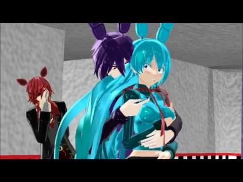 MMD x FNAF - Bonnie's flirting with BonBon