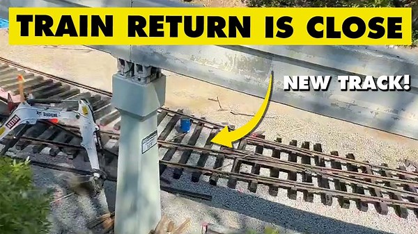 Disneyland Railroad getting CLOSER! Disneyland Construction