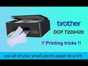 BROTHER DCP T220 PRINTER PRINTING TRICKS || Copy 2 Sided || Brother printer 2 side xerox