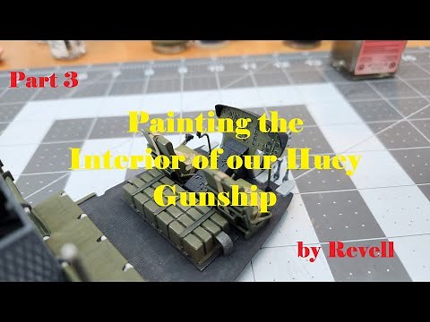 UH-1D Huey Gunship, Part 3, Painting the Interior