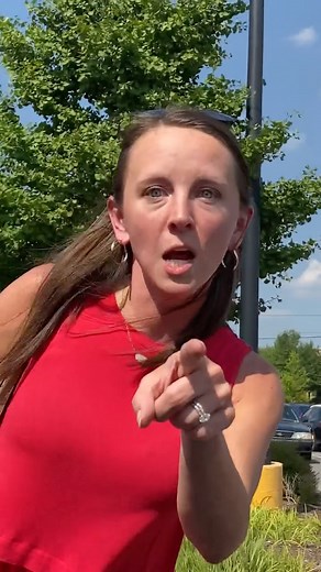 395K views · 2K reactions | girl faking disability gets what she deserves!  Spotted this chick in the wild pretending she was #handicap so gave her a taste of that instant karma. #comedy This original skit was created for your entertainment by Jules & Katie. | The Brunette with Brilliant Hacks | Facebook