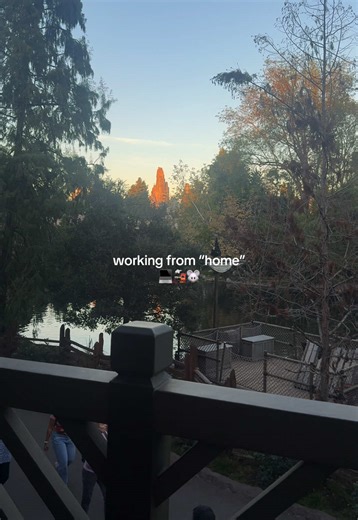 Zoom meetings but make them “magical” 😉 #disneylandresort #workfromhome #remotework #disneyviews #disneycontent @Disney Parks @Zoom