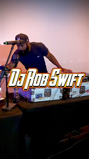 Dj Rob Swift of The Executioners at The Rhythm and Beats Event hosted by @Cee Da Cuban @NUTSO aka THEREALNUTSO Mike Duse. #foryoupage #fyp #djs #djrobswift