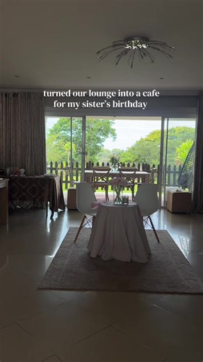 Transforming a Lounge into a Cozy Cafe for Celebrations