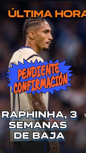 RAPHIÑA " PODRÍA" ESTAR 3 SEMANAS DE BAJA. ( CONFIRMADO)