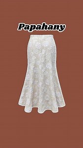 200K views · 12K reactions | Basic Flare Skirt Pattern Design: Simple Techniques for Beginners #sewing #fasion #design | PapaHany | Facebook