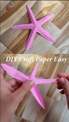 Origami Starfish Easy Step by Step