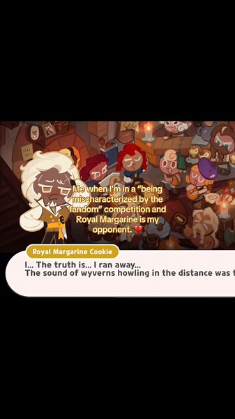Royal Margarine Cookie they’ll never understand you like I do 💔 #royalmargarinecookie #cookierun #cookierunkingdom