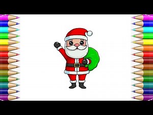 How to Draw Santa Claus 🎅✨ | Easy Christmas Drawing for Kids | Step-by-Step Tutorial 🖍️🌟 #SantaClaus