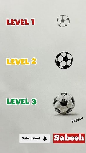 How to draw a Football? Easy to Pro Level ⚽️ FIFA Soccer Ball #art #drawing #football #soccer #fifa
