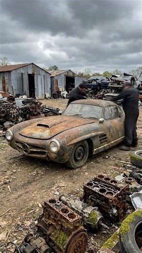 Mercedes Benz 300SL Gullwing Restoration From Rust to Icon