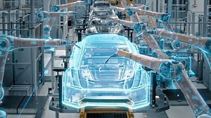 Front View Car Factory Digitalization Automated Stock Footage Video (100% Royalty-free) 1083194956 | Shutterstock