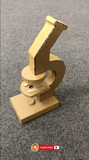 DIY Cardboard Microscope | Amazing Mini Science Project #microscope #cardboardcraft #scienceproject