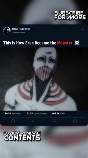 Eren VS War hammer titan; no mercy no regret #aot #eren