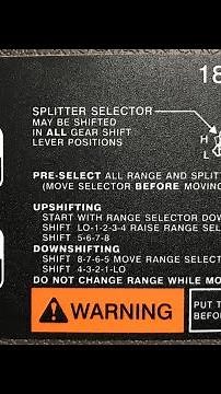 HOW TO SHIFT AN 18 SPEED SEMI TRANSMISSION