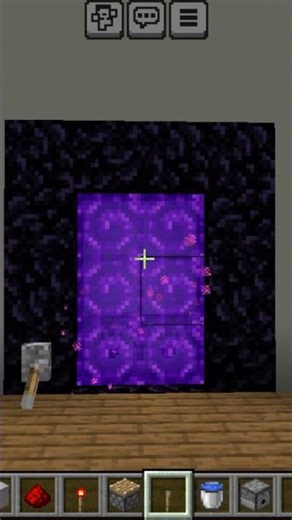 Minecraft On/Off Portal || Royal Gaming #minecraft #shortsvideo