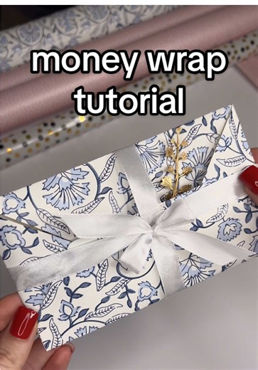 easy way to wrap money #diy #lifehack #sofiediy #wrappinggifts #easydiy