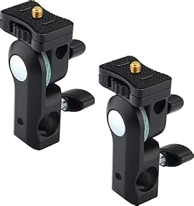 GODOX AD-E2 2-Pack Flash Holder Metal Bracket Mount with 1/4'' Screw Umbrella Holder for AD200 AD200Pro AD100Pro AD300 Pro