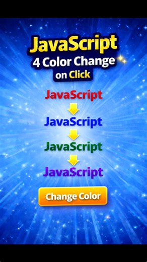 JavaScript 4 Color Change on Click