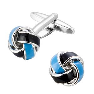[Hot Item] Brand High Quality Popular Cloth Accessories Cufflink Custom Stainless Steel Twist Shape Cufflinks
