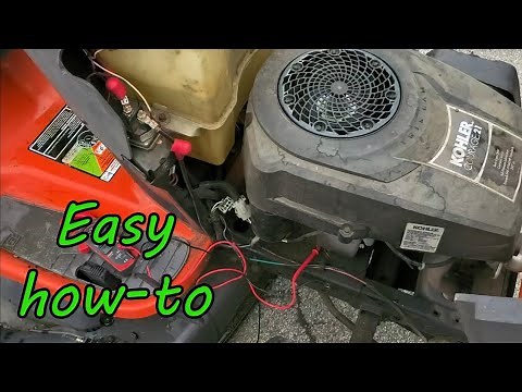 Riding Mower Wont Start Wont Crank Just Clicks Full Electrical Diagnosis & Repair Husqvarna YTH21K46