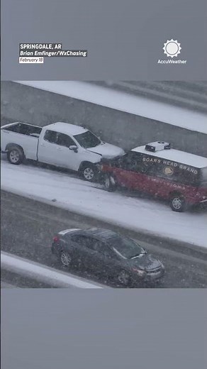A Bad Day for Drivers in Arkansas Snow